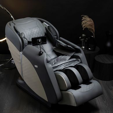 Масажне крісло MEBEL ELITE SX ULTRA PRO екошкіра Сірий