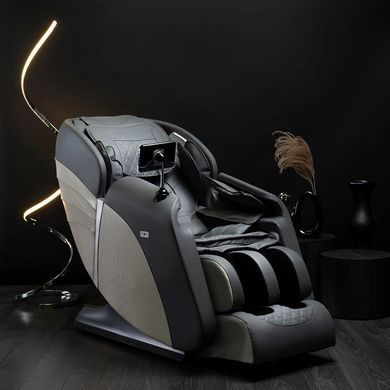 Масажне крісло MEBEL ELITE SX ULTRA PRO екошкіра Сірий