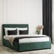 Ліжко CROS Velvet Mebel Elite 140x200 см Зелений