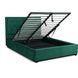 Ліжко CROS Velvet Mebel Elite 140x200 см Зелений