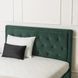 Ліжко CROS Velvet Mebel Elite 140x200 см Зелений