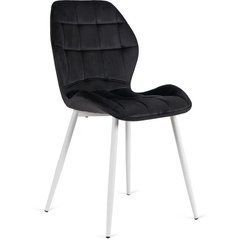 Стул LUCKY Velvet Mebel Elite Черный/Белый реальная фотография