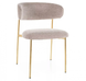 Стул ELTON RAVEN Signal золотой каркас/темный беж 30 реальная фотография