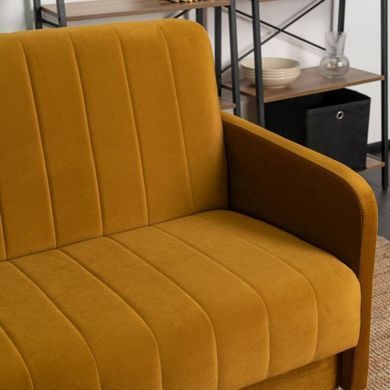 Диван PORTO Mebel Elite Горчичный
