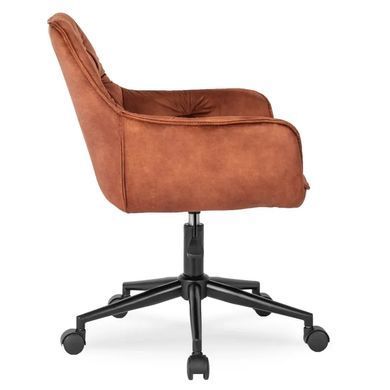 Комп'ютерне крісло MILAN 2 Velvet Mebel Elite Червоний / Чорний жива фотографія