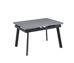 Стіл Обідній VELVET CERAMIC BG Grey Matt Bjorn 120(180)х90 Сірий Ефект Мармуру жива фотографія