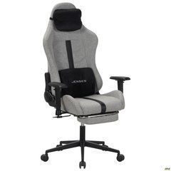 Крісло VR Racer Textile Jensen AMF темно-сірий жива фотографія