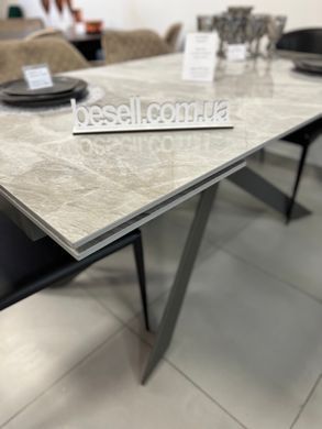 Стол Обеденный GRACIO КЕРАМИКА 160-240 см Concepto Серый / Light Grey реальная фотография