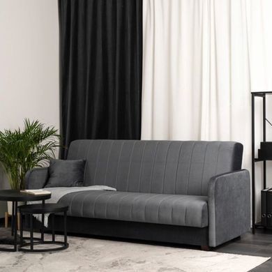 Диван PORTO Mebel Elite Серый/велюр