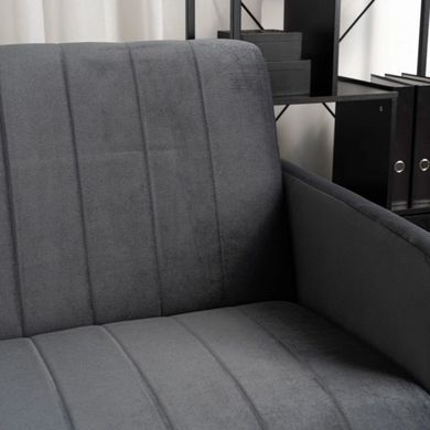 Диван PORTO Mebel Elite Серый/велюр