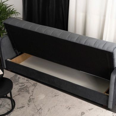 Диван PORTO Mebel Elite Серый/велюр