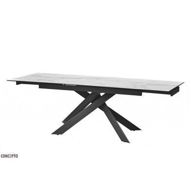 Стол Обеденный GRACIO КЕРАМИКА 160-240 см Concepto Серый / Light Grey реальная фотография