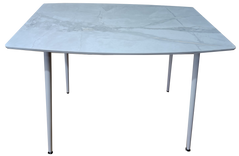 Стіл Обідній DT 8201 DAOSUN 100x70 Кераміка Бежевий жива фотографія