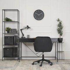 Компьютерное кресло MILAN 2 Velvet Mebel Elite Черный / Черный реальная фотография