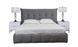Кровать ТЕАНА Velvet Prestol 160x200 Светло Серый реальная фотография