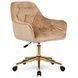 Компьютерное кресло MILAN Velvet Mebel Elite Бежевый / Золотой