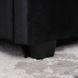 Кровать двуспальная бархатная 160x200 MEBEL ELITE MARI Velvet Черный