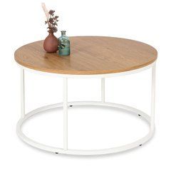 Журнальний столик ANN MAX MEBEL ELITE 80x80 Дуб жива фотографія