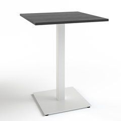 Стол TETRA LIGHT Lovko 60x60 Белый / Черный реальная фотография