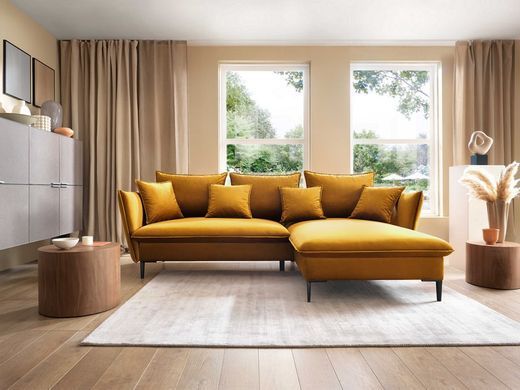 Диван угловой раскладной ГЛОС/GLOSS на ножках Perfect Home Польша