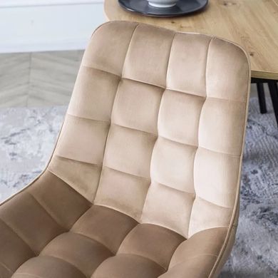 Стілець RICK Velvet Mebel Elite , Бежевий жива фотографія